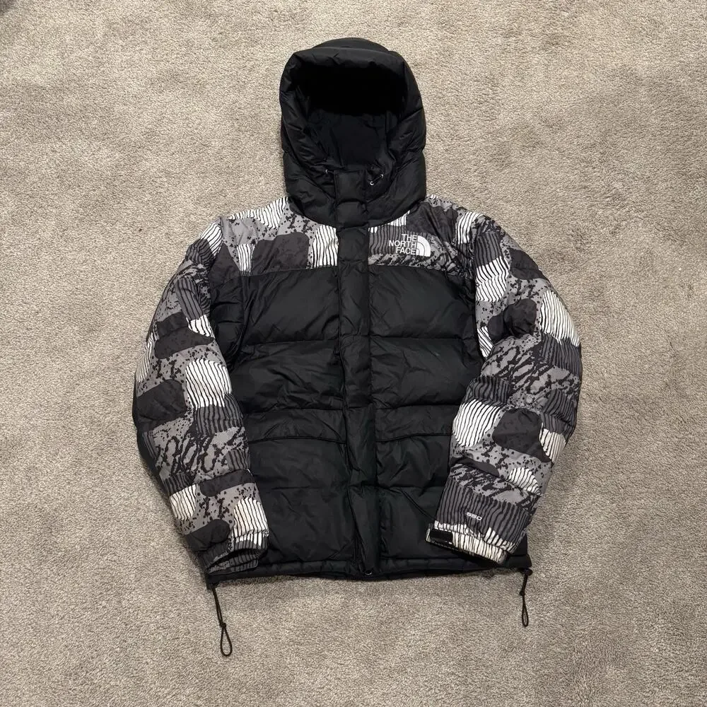 The North Face 550 Himalayan Down Puffer Jacket Black Yosemite Size Medium VTG